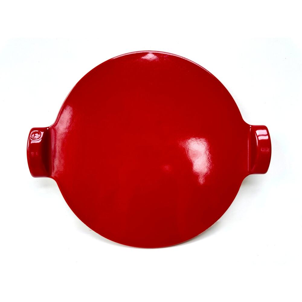 Emile Henry France Red Ceramic Pizza Stone Model 75.14